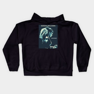 Serena Williams-'I am not retired' Kids Hoodie